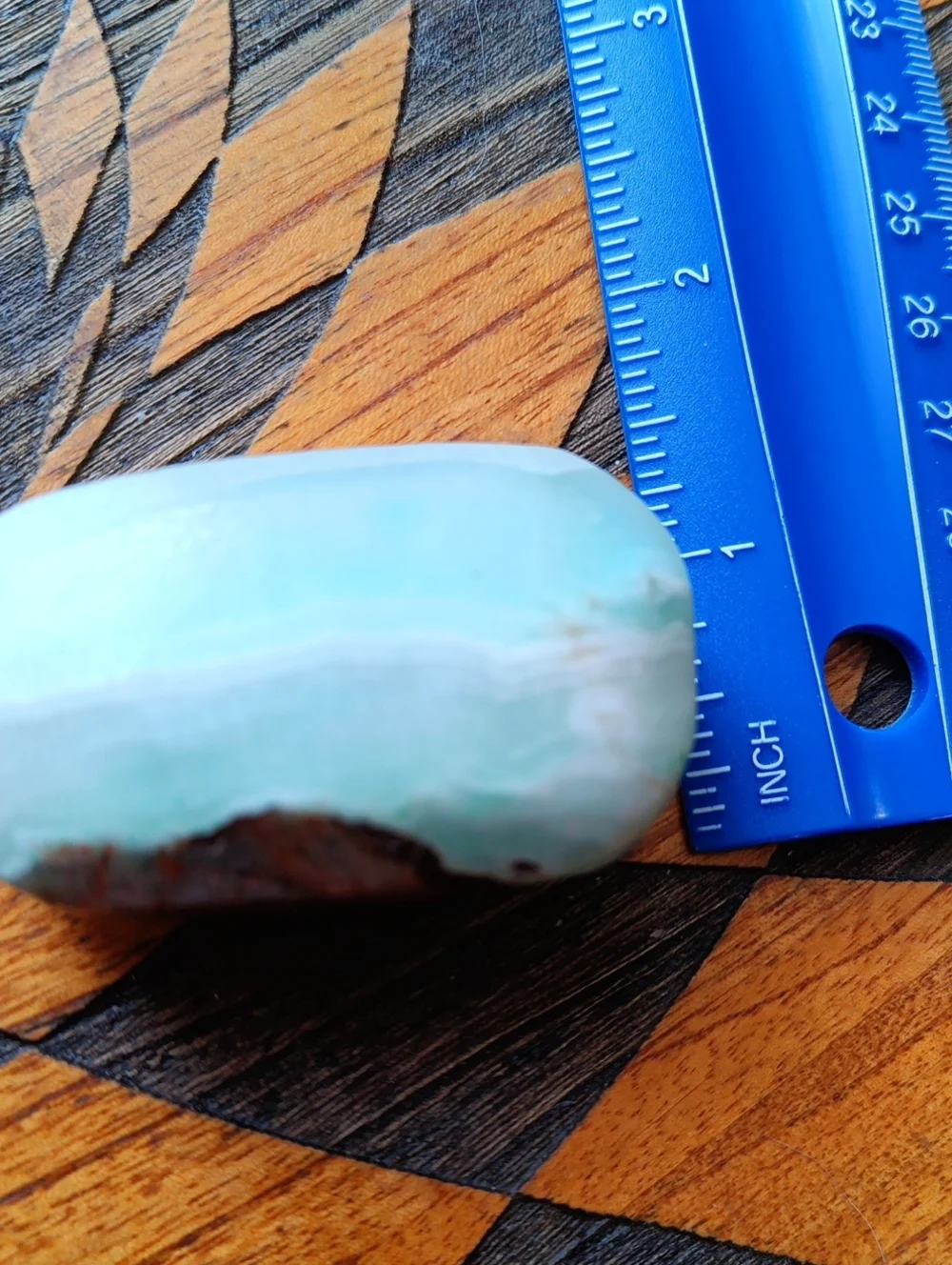 Light Green Calcite Crystal Palm Stone